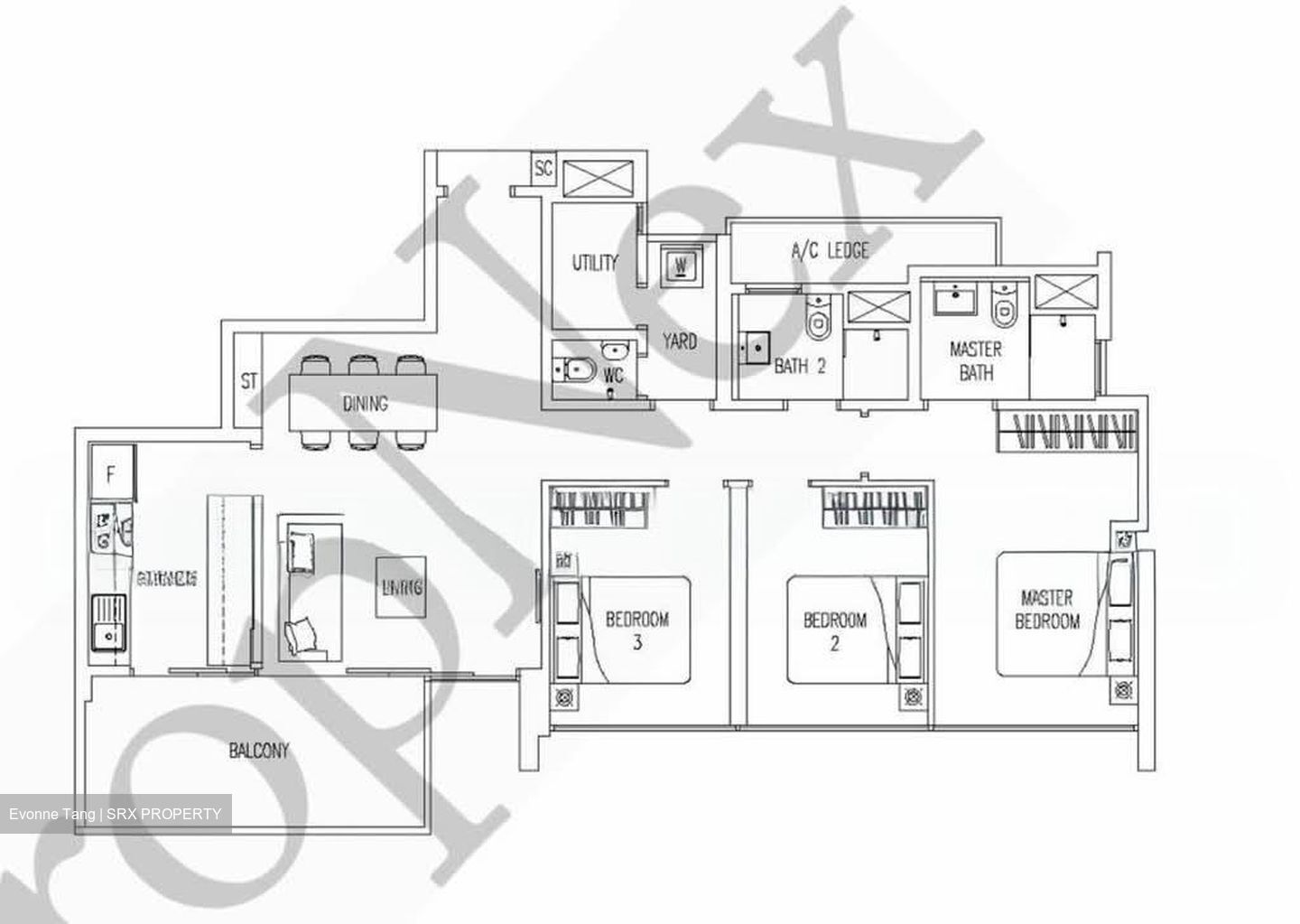 Twin Waterfalls (D19), Condominium #602167321